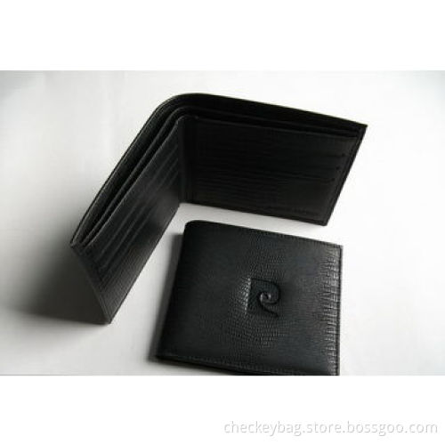 Men's wallet, silkscreen and embossed